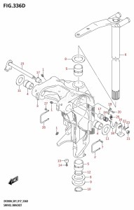 DF200AZ From 20003Z-710001 (E01 E40)  2017 drawing SWIVEL BRACKET (DF200AZ:E40)