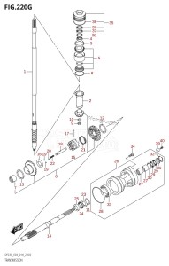 DF225Z From 22503Z-610001 (E03)  2016 drawing TRANSMISSION (DF250ST:E03)