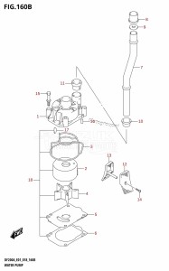 DF200 From 20002F-810001 (E01 E40)  2018 drawing WATER PUMP (DF200AT:E40)