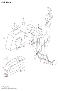 DF90A From 09003F-140001 (E11 E40)  2021 drawing OPT:REMOTE CONTROL ASSY SINGLE (1) (DF70A,DF80A,DF90A,DF100B)