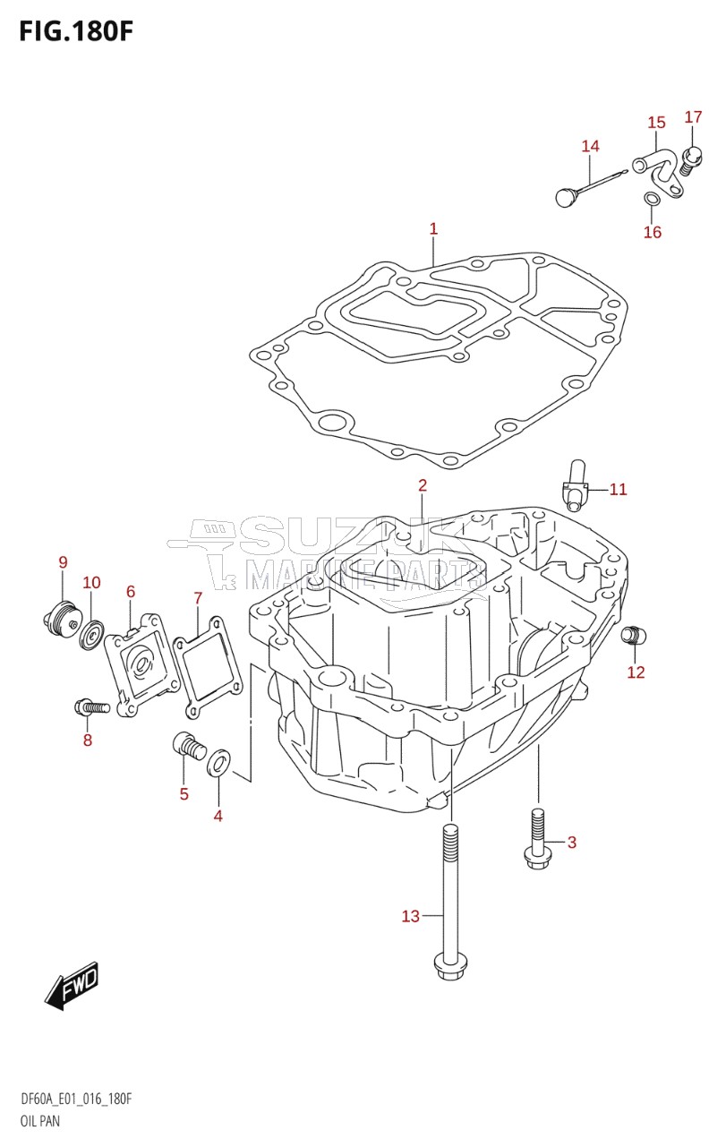 OIL PAN (DF50ATH:E01)