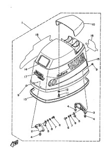 E60HE drawing TOP-COWLING