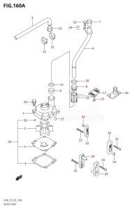 DF70 From 07001F-371001 (E03)  2003 drawing WATER PUMP (W,X,Y,K1,K2,K3,K4,K5,K6,K7)