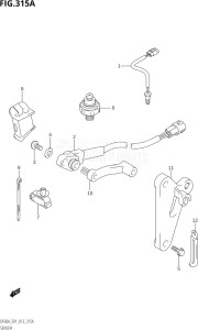 04003F-310001 (2013) 40hp E01-Gen. Export 1 (DF40A  DF40AQH  DF40AST  DF40ATH) DF40A drawing SENSOR (DF40A:E01)