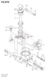 DF40 From 04001F-510001 (E03)  2005 drawing TRIM CYLINDER ((DF40T,DF50T):(X,Y))