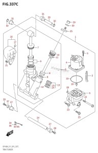 DF140AZ From 14003Z-910001 (E11 E40)  2019 drawing TRIM CYLINDER (DF140AT:E11,DF140AZ:E11,DF115AST)