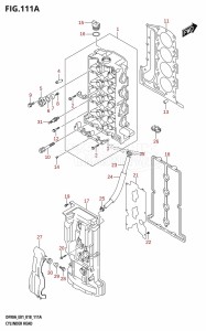 DF90A From 09003F-810001 (E01 E40)  2018 drawing CYLINDER HEAD (DF70A,DF70ATH,DF80A,DF90A,DF90ATH)