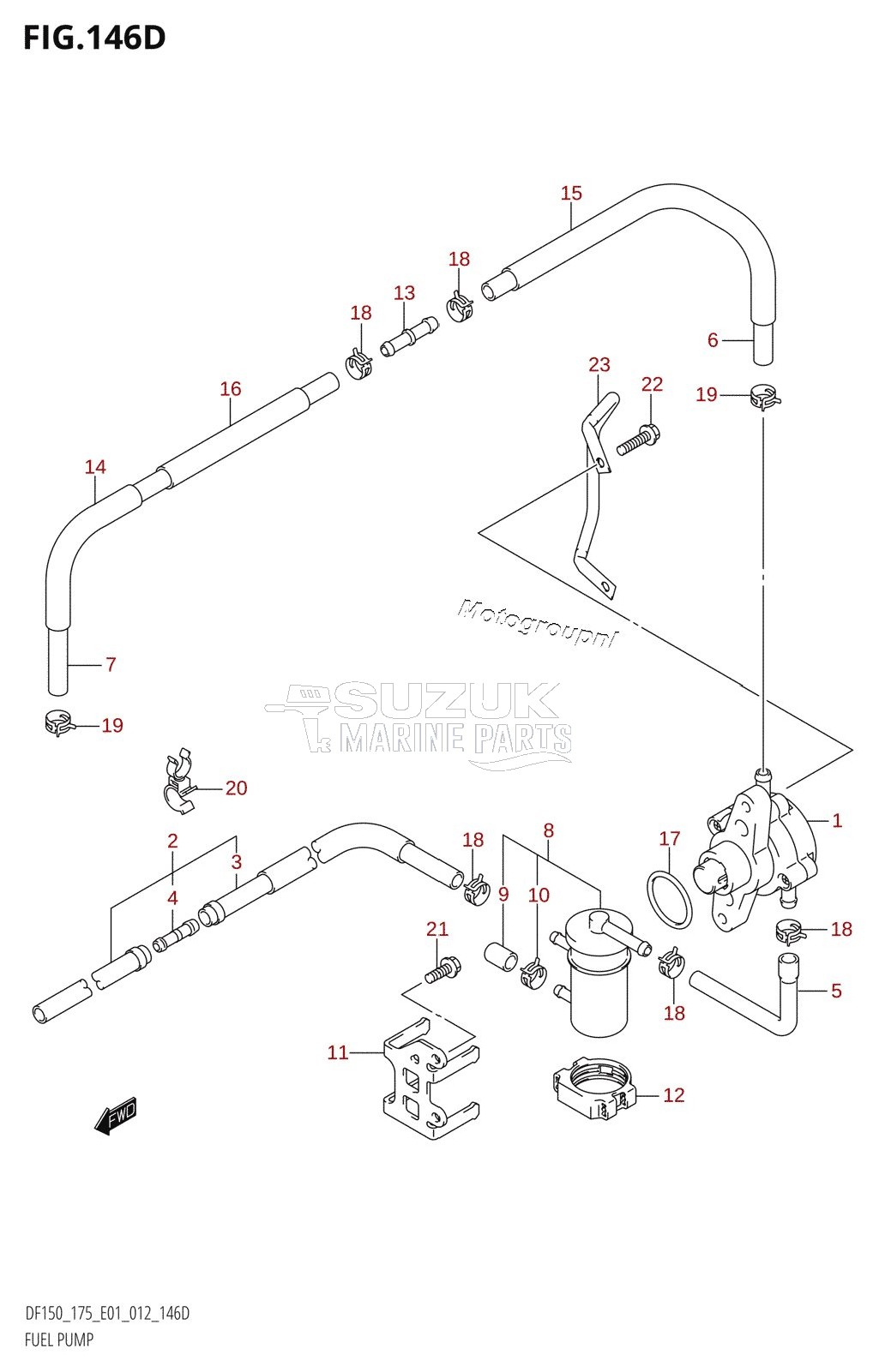 FUEL PUMP (DF150Z:E40)