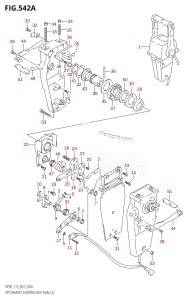 DF90 From 09001F-780001 (E03)  2007 drawing OPT:REMOTE CONTROL ASSY DUAL (2)