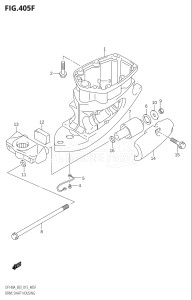 14003Z-610001 (2016) 140hp E03-USA (DF140AZ) DF140AZ drawing DRIVE SHAFT HOUSING (DF115AST:E03)