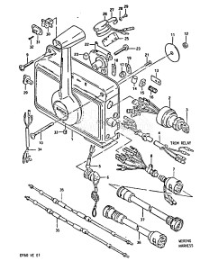 DT60 From 06001-401001 ()  1984 drawing OPT:REMOTE CONTROL