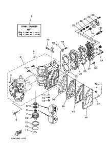 E40GMHS drawing CYLINDER--CRANKCASE