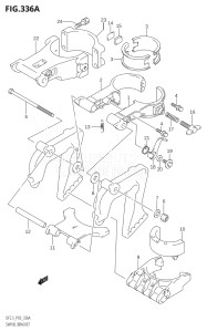 00251F-680001 (2006) 2.5hp P03 P01-USA (DF2.5K6) DF2.5 drawing SWIVEL BRACKET