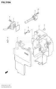 25004F-310001 (2013) 250hp E03-USA (DF250ST) DF250ST drawing RECTIFIER / IGNITION COIL