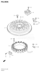 20002Z-210001 (2012) 200hp E01 E40-Gen. Export 1 - Costa Rica (DF200Z) DF200Z drawing MAGNETO