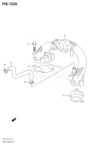 DF25 From 02503F-110001 (E03)  2011 drawing INTAKE MANIFOLD