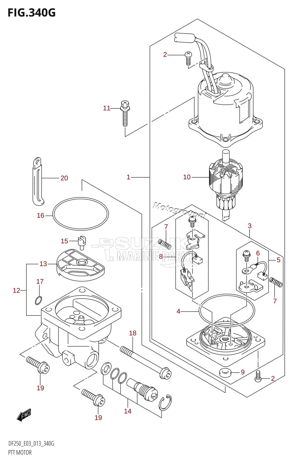 PTT MOTOR (DF200T:E03:L-TRANSOM)