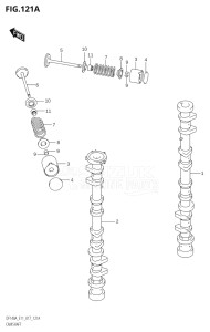 14003Z-710001 (2017) 140hp E11 E40-Gen. Export 1-and 2 (DF140AZ) DF140AZ drawing CAMSHAFT