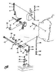 25QEO drawing THROTTLE-CONTROL