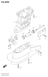 06003F-610001 (2016) 60hp E03-USA (DF60AVT) DF60A drawing DRIVE SHAFT HOUSING (DF50AVT:E03)