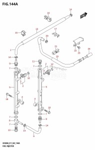 DF250A From 25003P-240001 (E11 E40)  2022 drawing FUEL INJECTOR (E01,E03,E11)