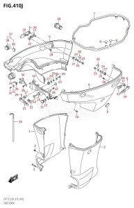 DF175Z From 17502Z-510001 (E03)  2015 drawing SIDE COVER (DF150ST:E03)