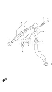 Outboard DF 20A drawing Fuel Injector