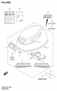 DF15A From 01504F-040001 (P03)  2020 drawing ENGINE COVER ((DF9.9BT,DF9.9BTH):020)