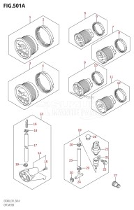 DF300Z From 30001Z-980001 (E01 E40)  2009 drawing OPT:METER