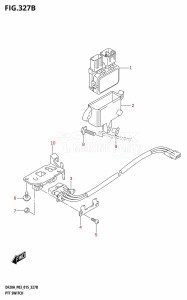 DF20A From 02002F-510001 (P03)  2015 drawing PTT SWITCH (DF9.9BTH:P03)