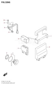 DF115AZ From 11503Z-610001 (E01 E3 E11 E40)  2016 drawing PTT SWITCH /​ ENGINE CONTROL UNIT (DF140AT:E40)