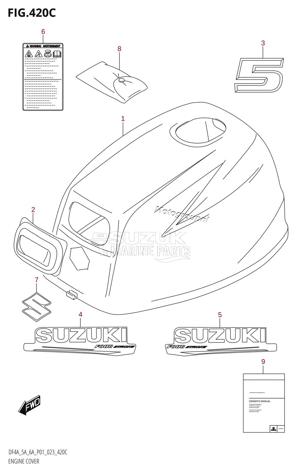 ENGINE COVER (DF5A:020)