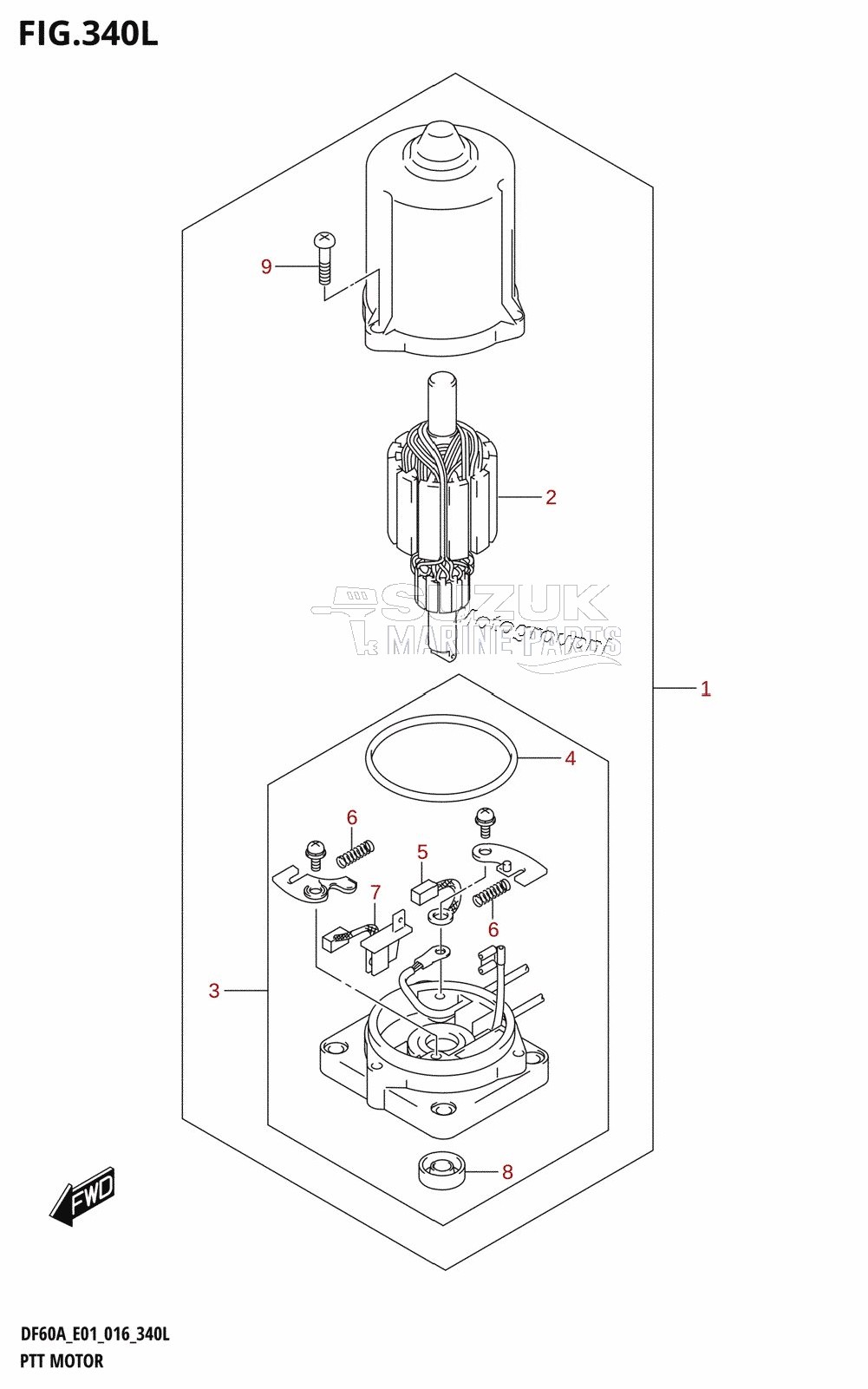 PTT MOTOR (DF50AVTH:E01)