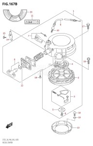 DT30 From 03005-910001 ()  2019 drawing RECOIL STARTER (E-STARTER)