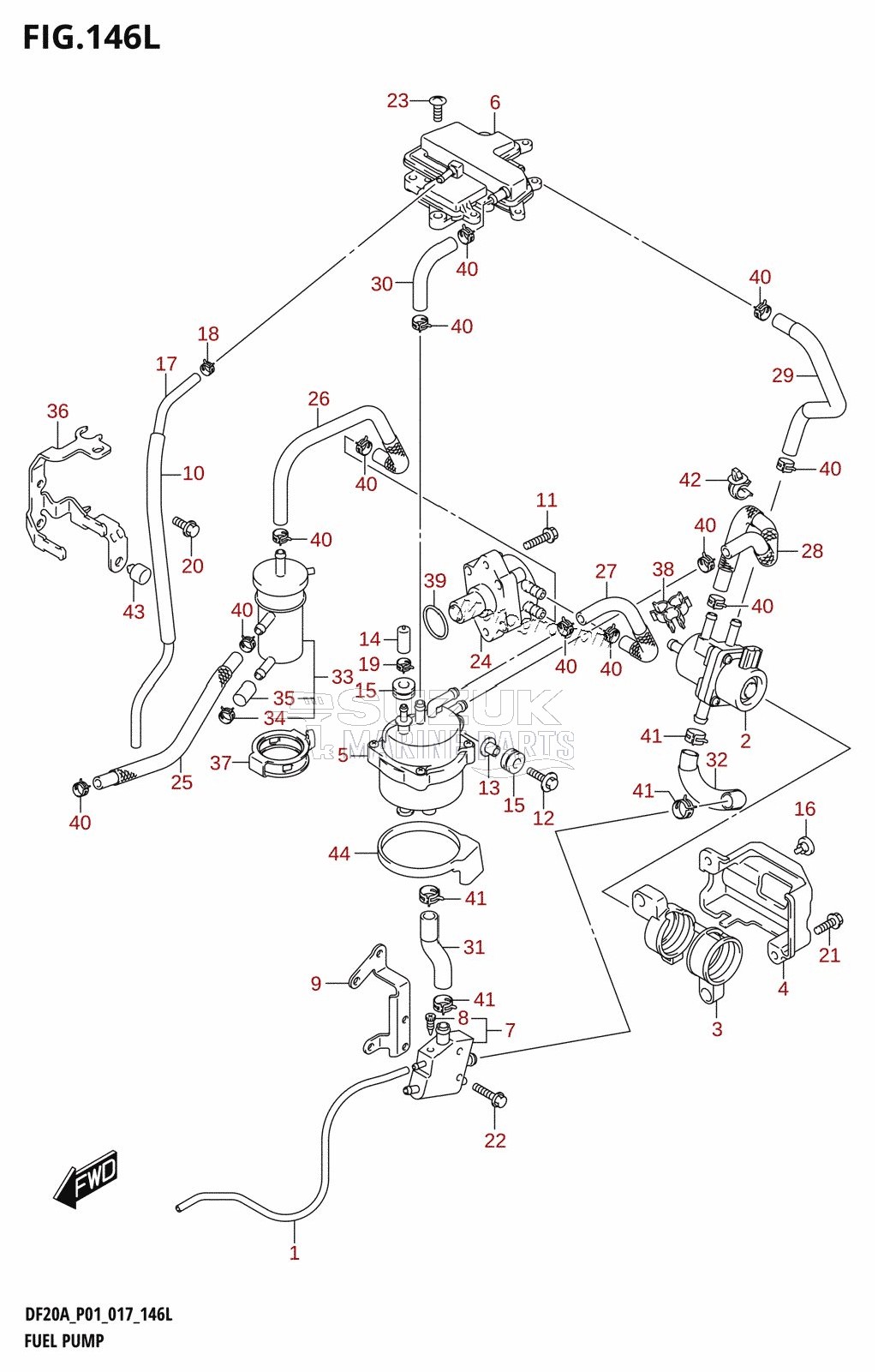 FUEL PUMP (DF20AT:P01)