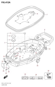 DF6 From 00602F-510001 (P01)  2015 drawing LOWER COVER (DF4:P01)