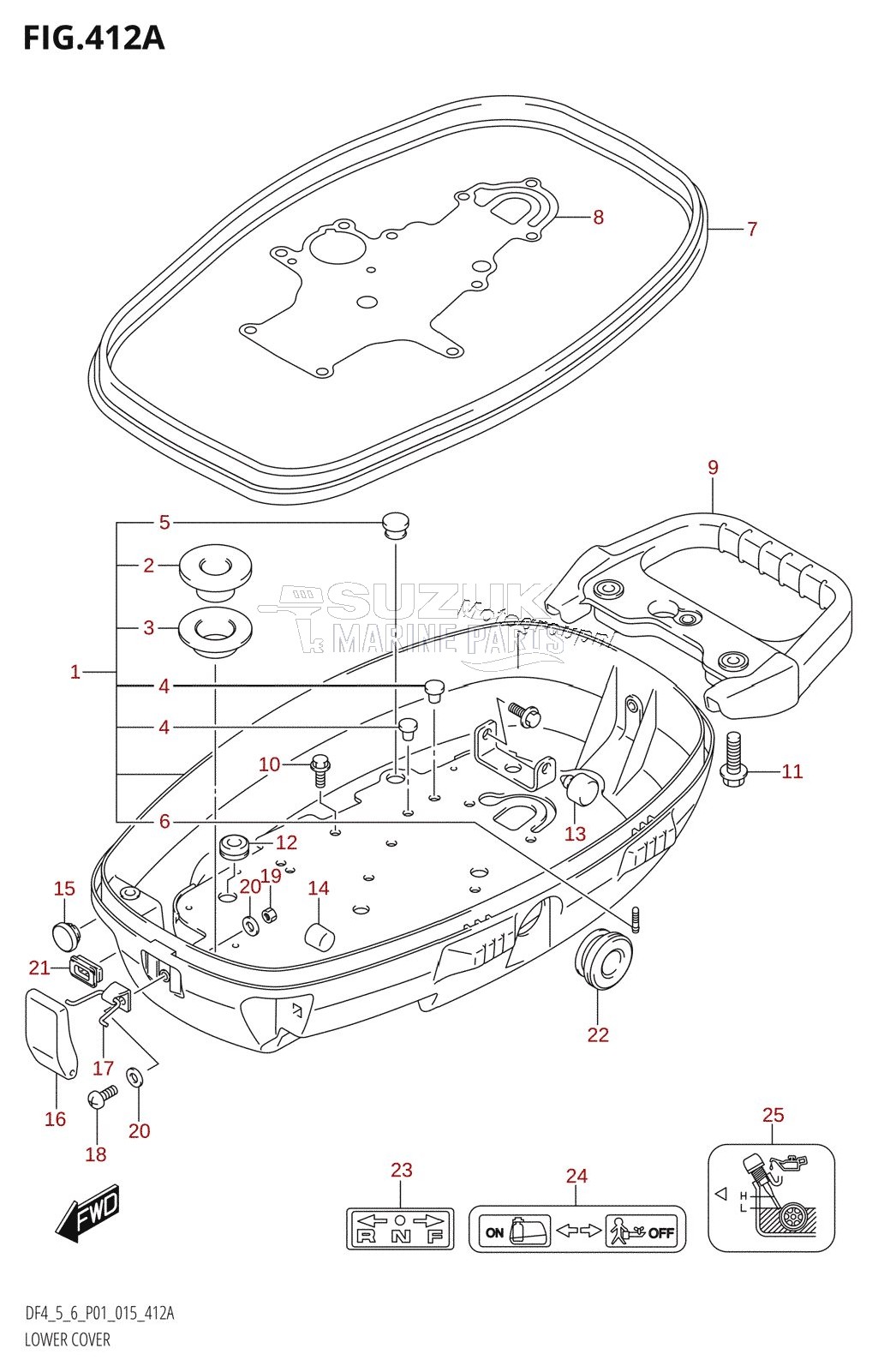 LOWER COVER (DF4:P01)