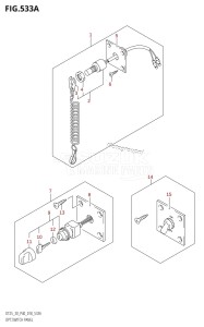 DT25 From 02503K-810001 (P36-)  2018 drawing OPT:SWITCH PANEL (DT30:E-STARTER)