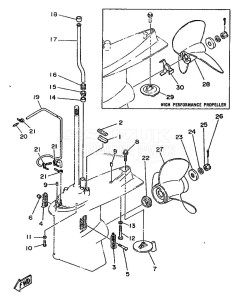 150C drawing PROPELLER-HOUSING-AND-TRANSMISSION-2