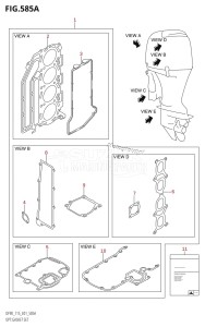 DF90 From 09001F-510001 (E01)  2005 drawing OPT:GASKET SET