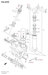 DF250ST From 25004F-210001 (E03)  2012 drawing TRIM CYLINDER (DF225Z:E03:(X-TRANSOM,XX-TRANSOM))