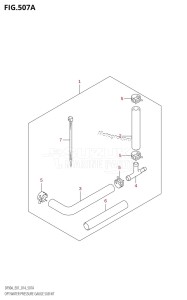 DF80A From 08002F-410001 (E01 E40)  2014 drawing OPT:WATER PRESSURE GAUGE SUB KIT