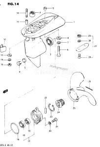 DT3.5 From 0351-641254 ()  1986 drawing GEAR CASE