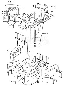 DT20 From 2002-100000 ()  1988 drawing DRIVESHAFT HOUSING