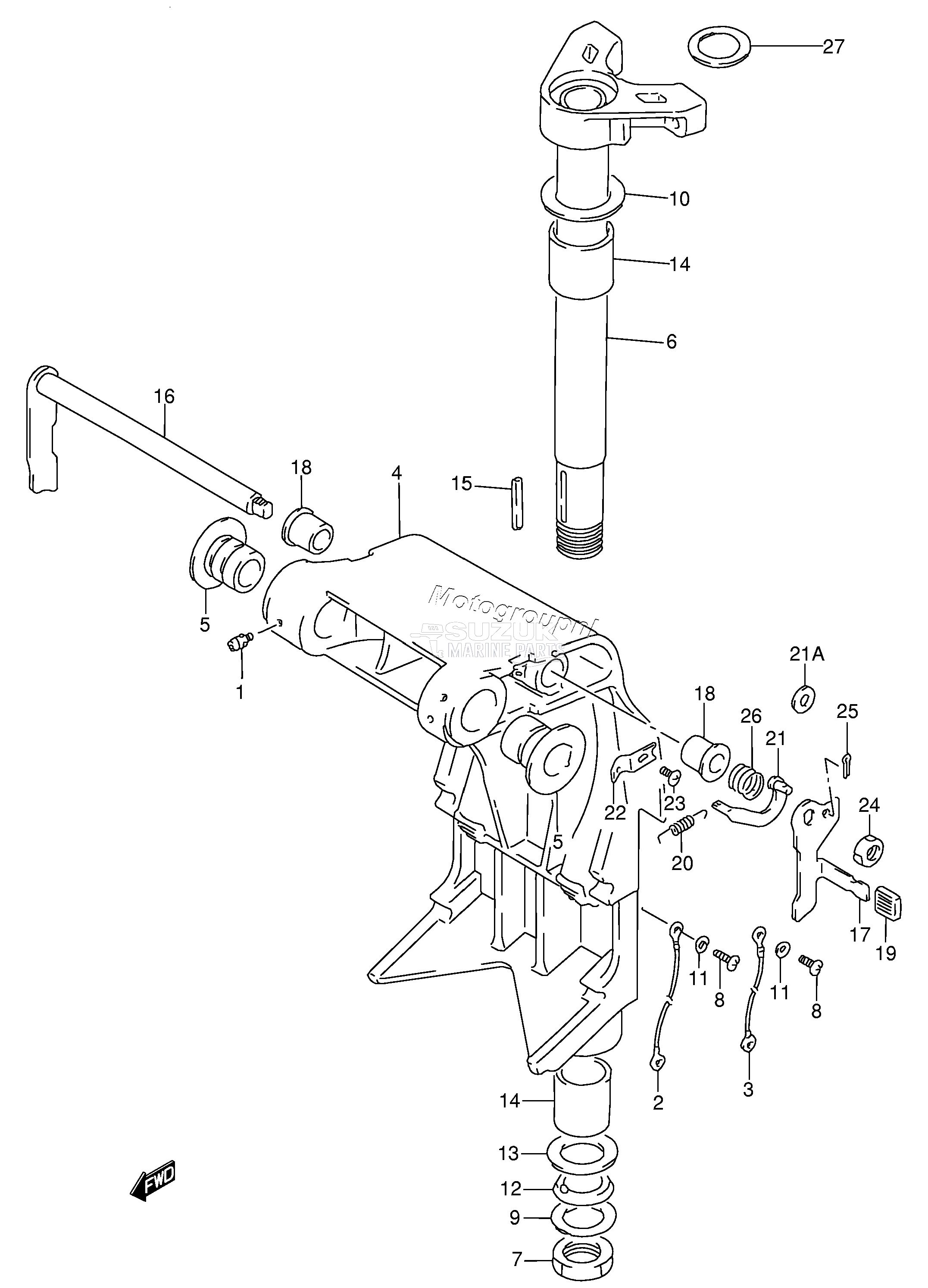 SWIVEL BRACKET (MODEL:96~00)