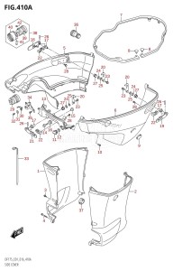 DF175TG From 17502F-610001 (E01 E40)  2016 drawing SIDE COVER (DF150T:E01)