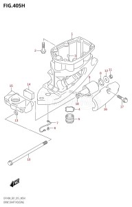 DF100A From 10003F-510001 (E01)  2015 drawing DRIVE SHAFT HOUSING (DF140AZ:E01)