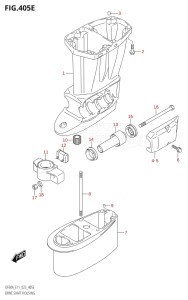 05003F-340001 (2023) 50hp E01-Gen. Export 1 (DF50AT  DF50ATH) DF50A drawing DRIVE SHAFT HOUSING (DF60A:E40)