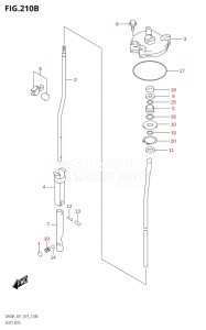 04004F-910001 (2019) 40hp E34-Italy (DF40AST) DF40A drawing SHIFT ROD (DF60AVT,DF60AVTH)