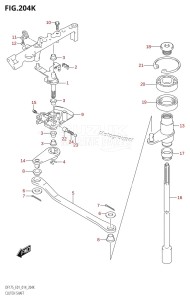 DF150ZG From 15002Z-410001 (E40)  2014 drawing CLUTCH SHAFT (DF175T:E40)